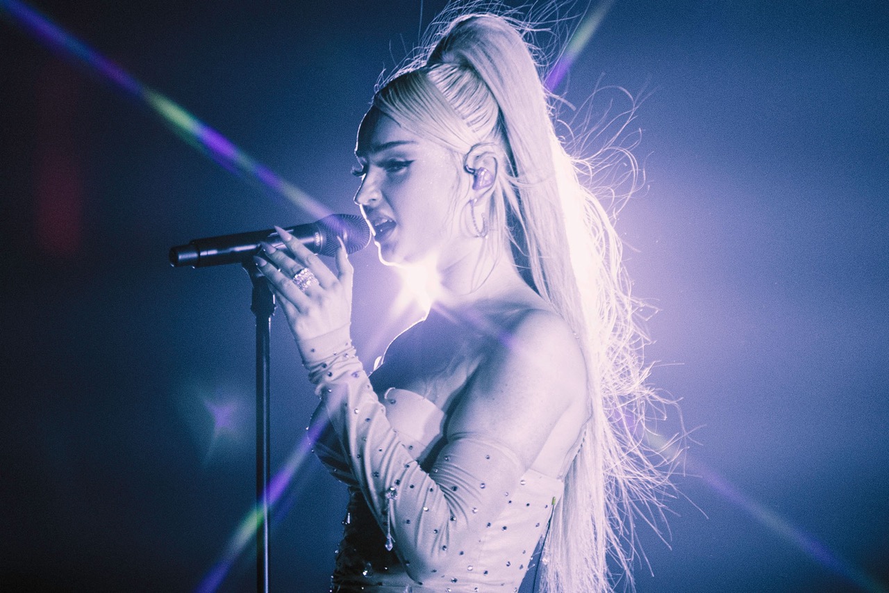 Kim Petras on stage